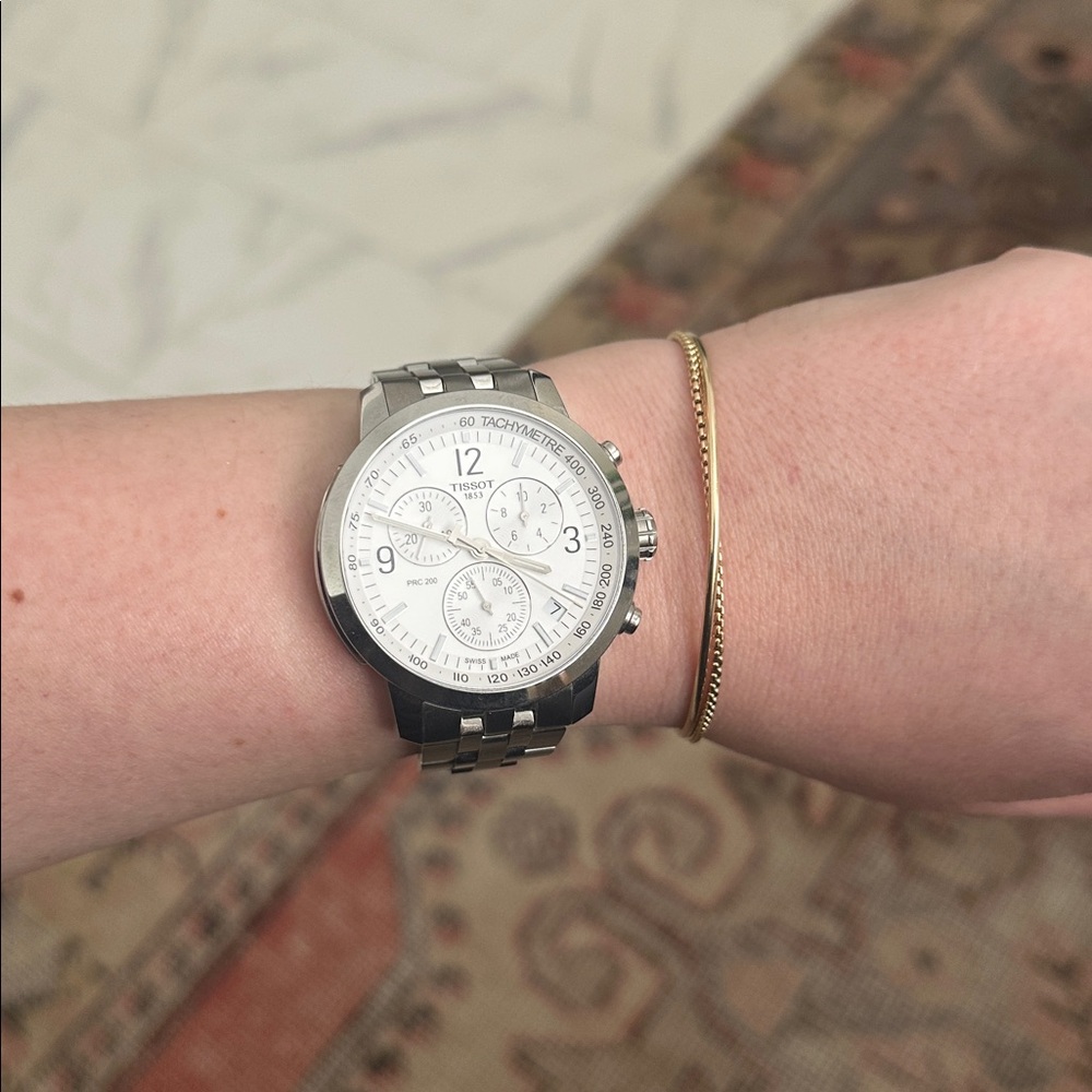 Tissot PRC 200 stainless steel chronograph watch 43mm - Picture 2 of 8